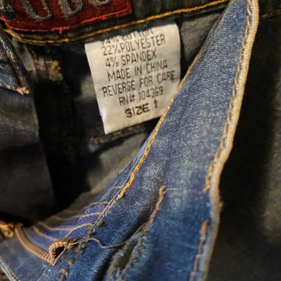 YMI jeans skirt size 1 - Picture 2 of 4